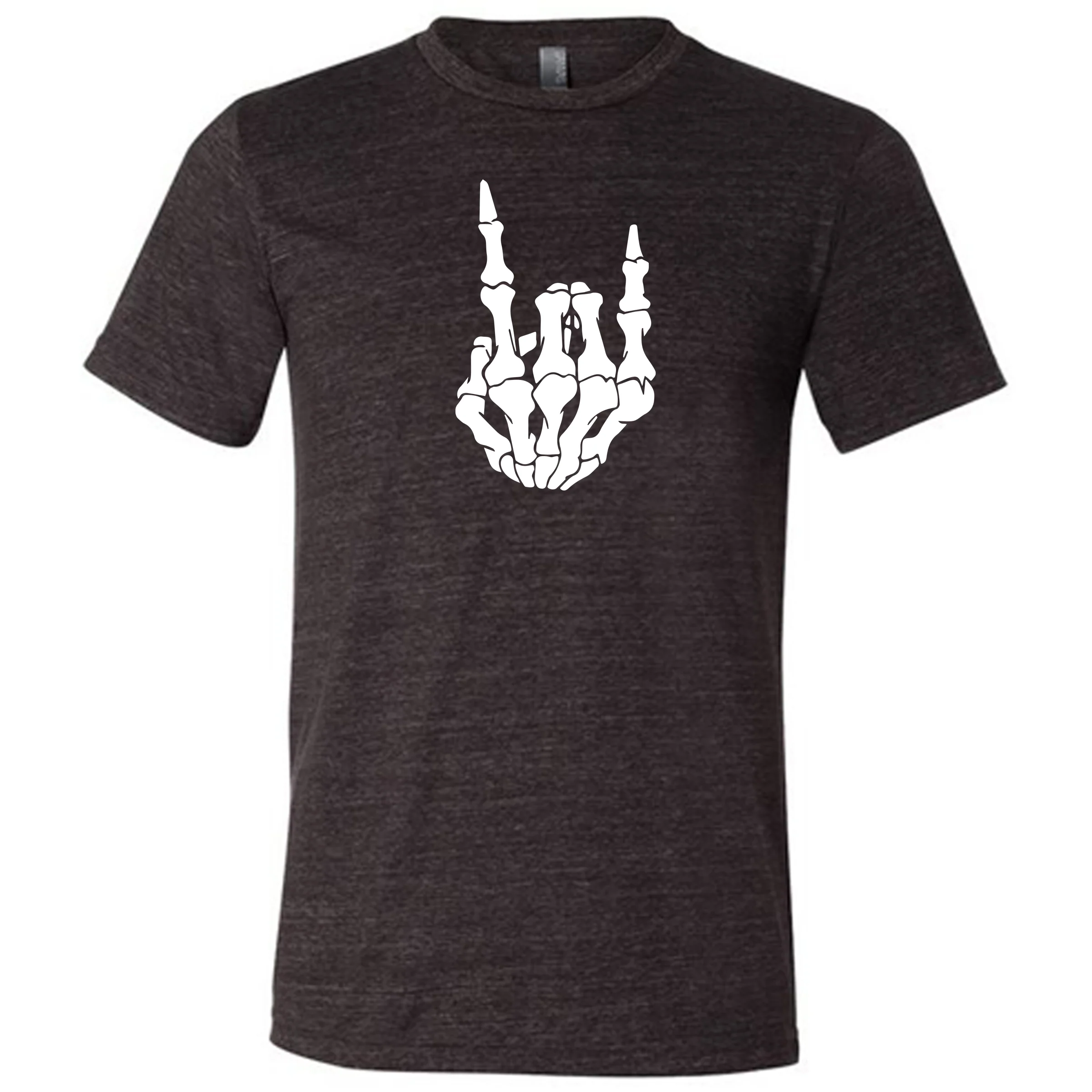 Rocker Skeleton Hand Shirt Unisex - Image 3