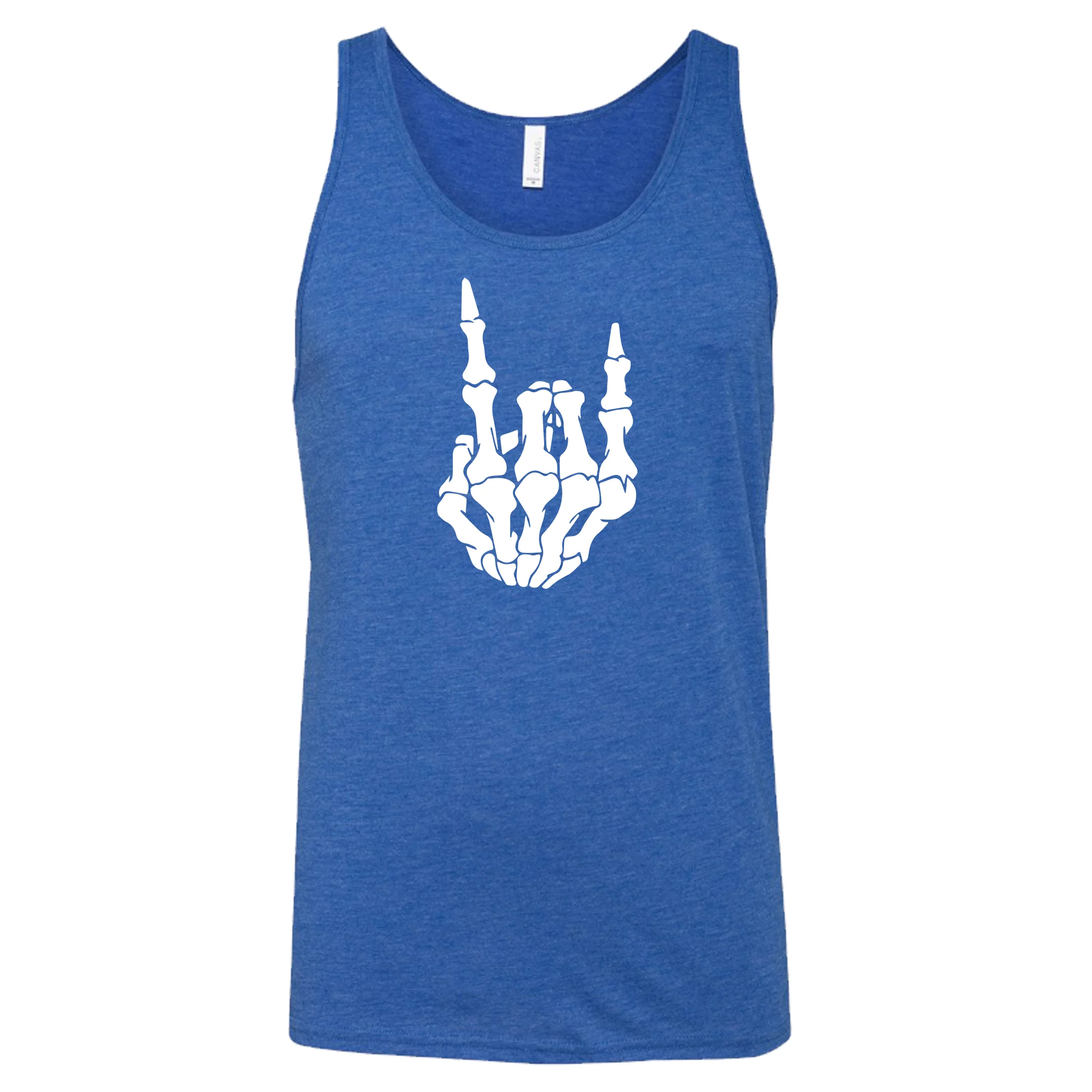 Rocker Skeleton Hand Shirt Unisex - Image 6