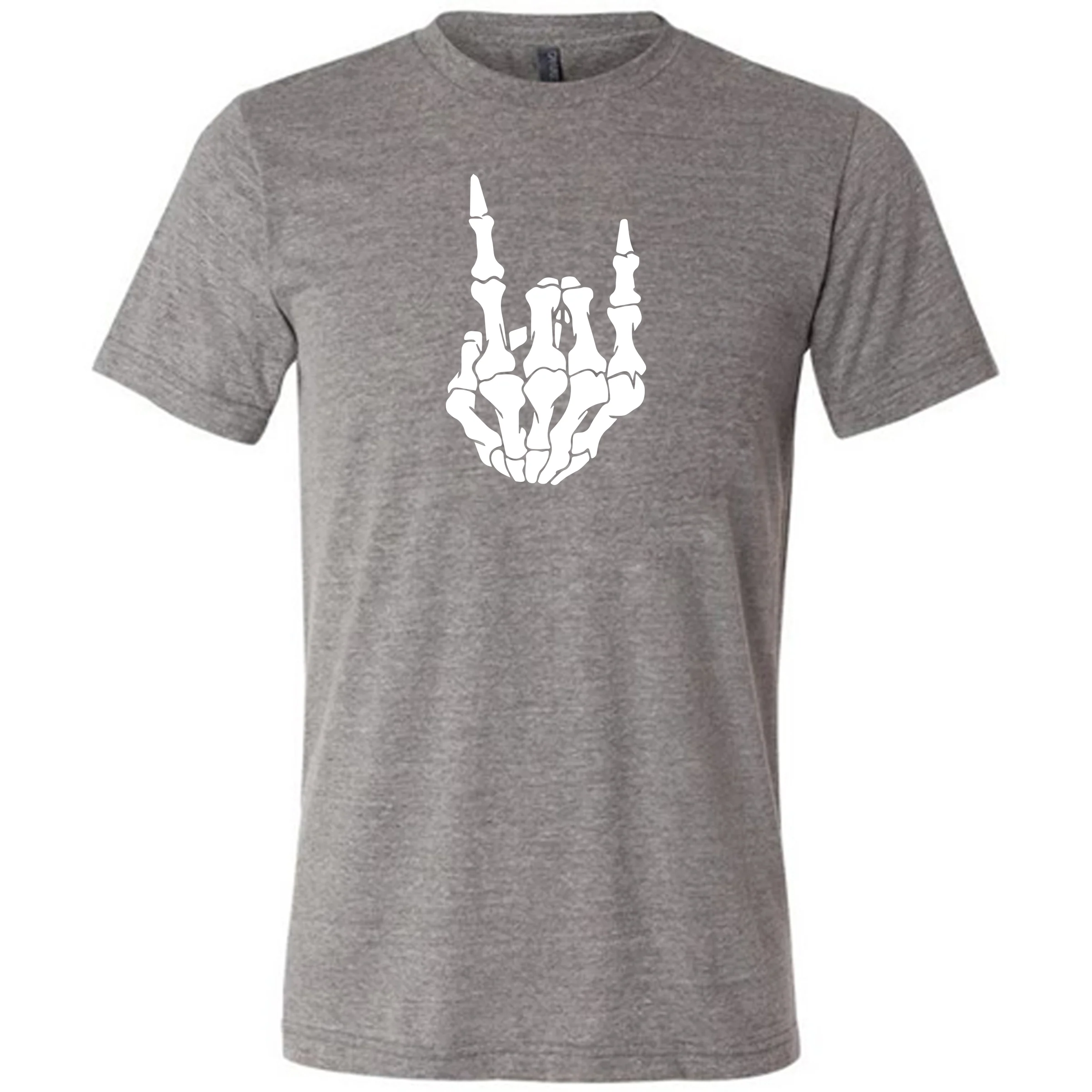 Rocker Skeleton Hand Shirt Unisex - Image 7