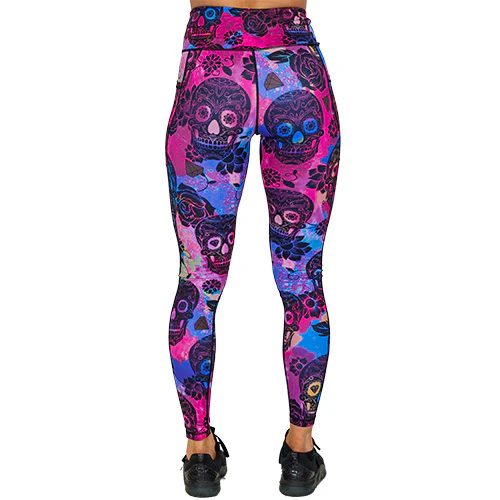 Rose Skull Leggings - Image 10
