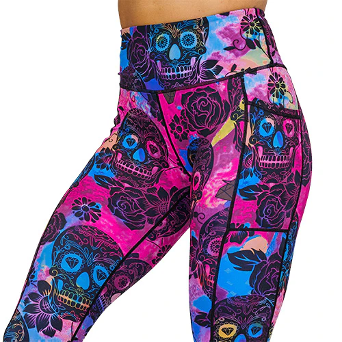 Rose Skull Leggings - Image 14
