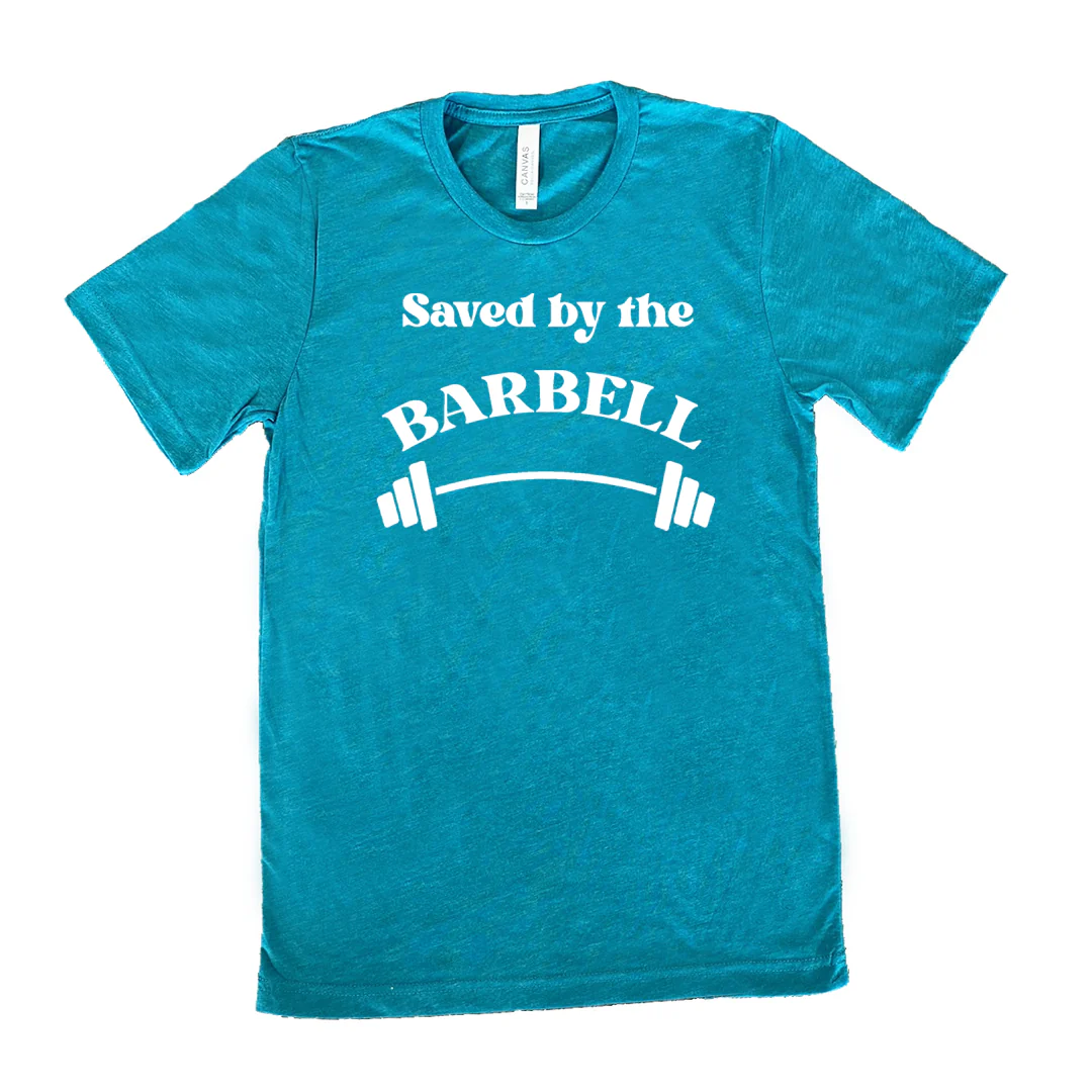 Saved By The Barbell Shirt Unisex - Image 10