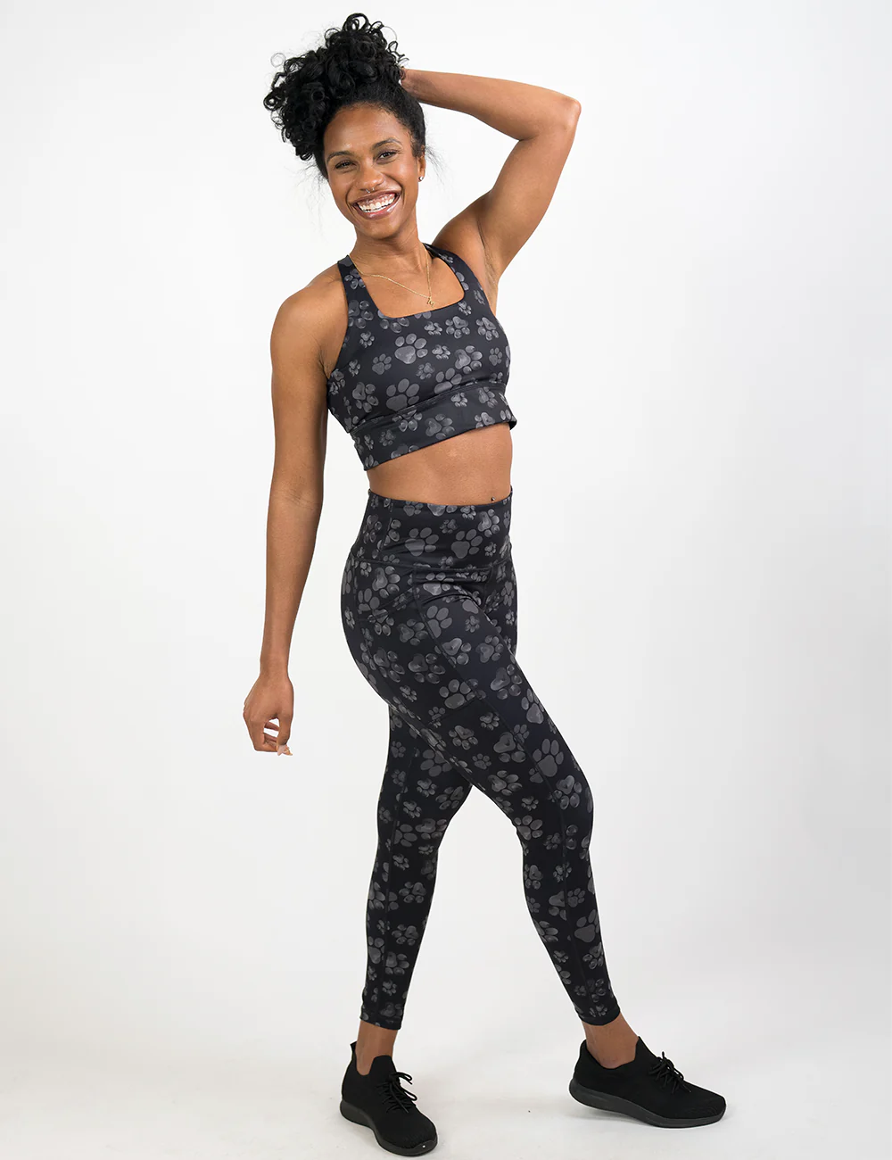 Paws Off Leggings | Shadow - Image 2