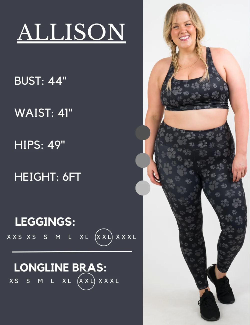Paws Off Leggings | Shadow - Image 6