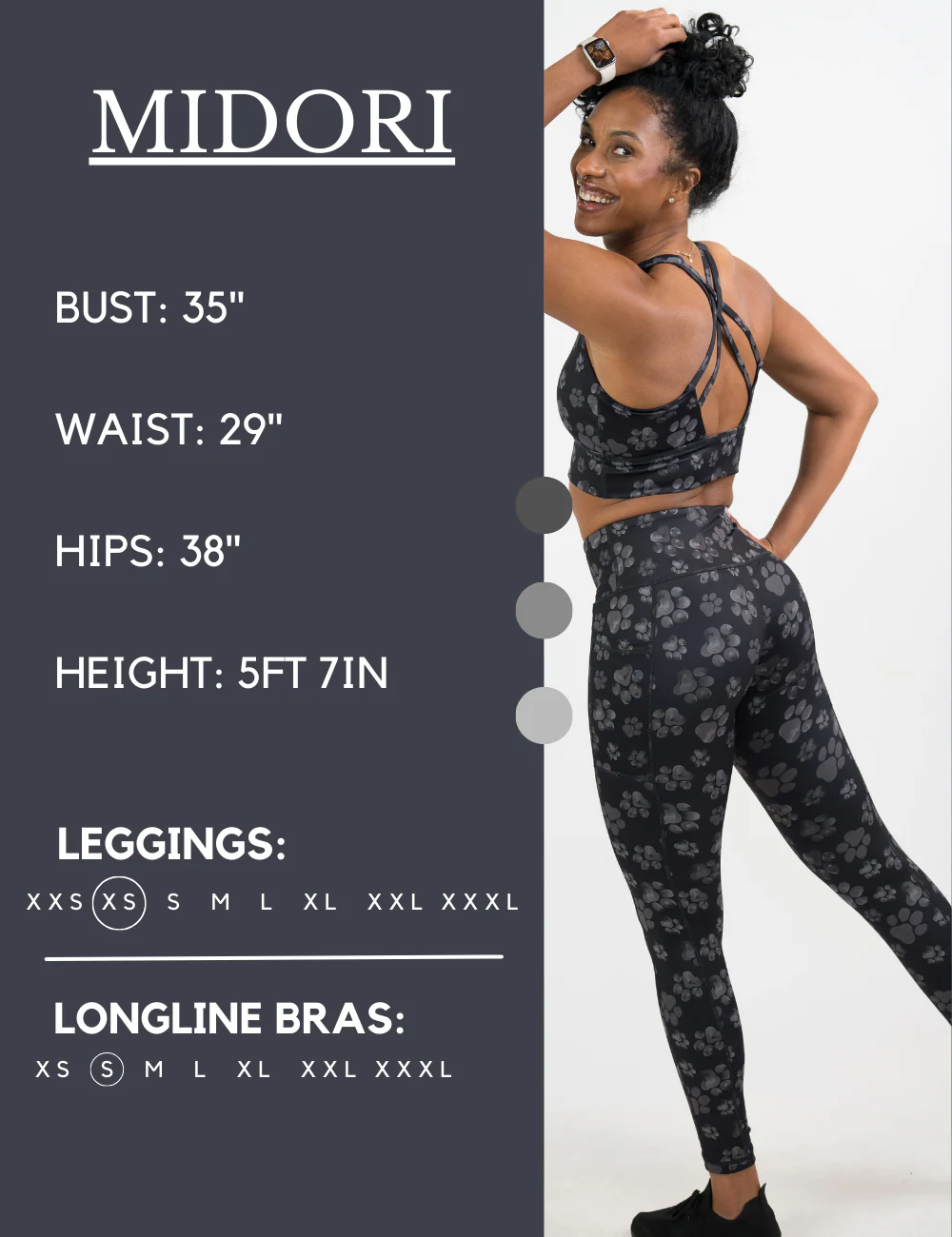 Paws Off Leggings | Shadow - Image 7