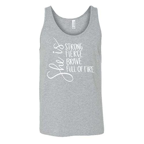 She Is Strong, Fierce, Brave, & Full Of Fire Shirt Unisex - Image 6