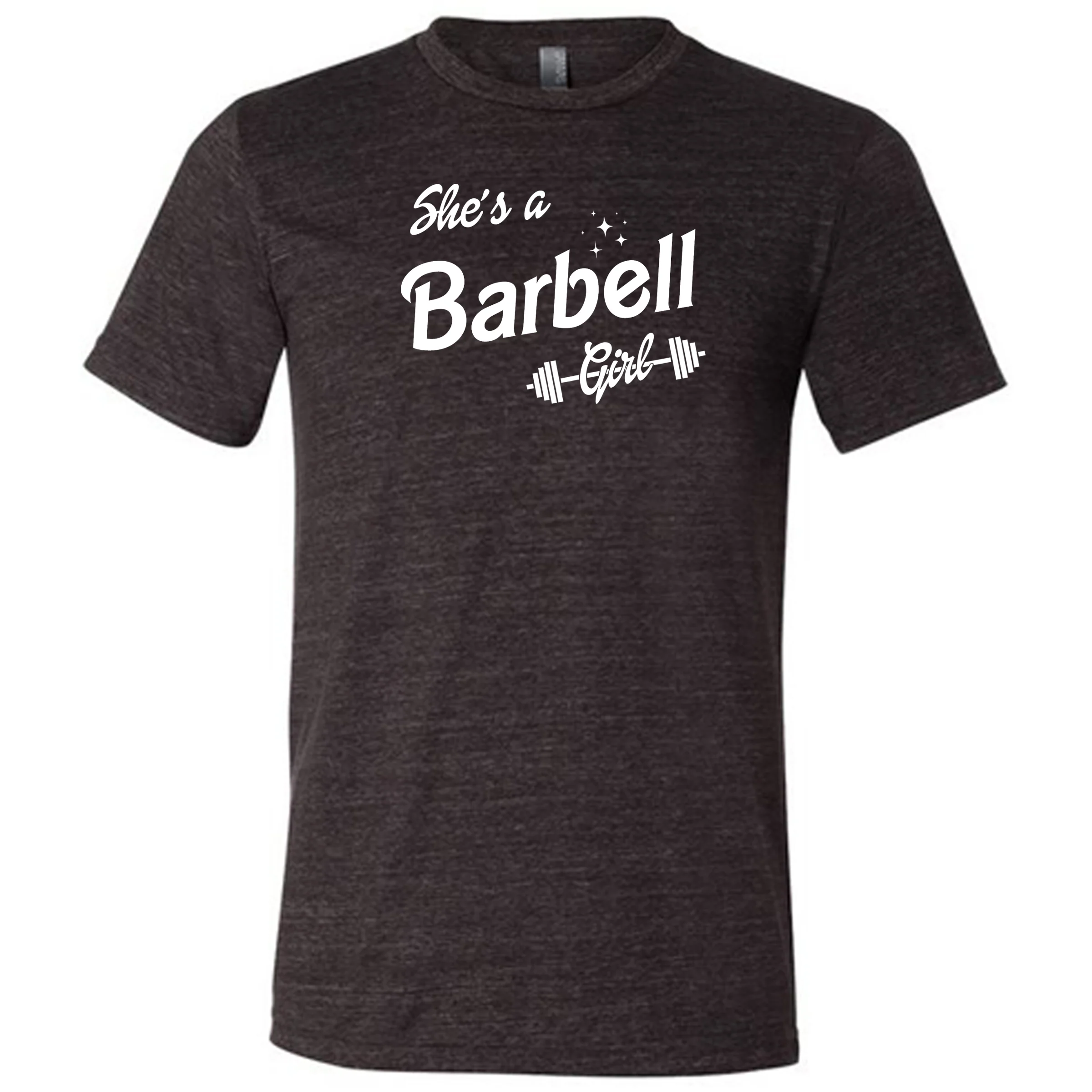 She's A Barbell Girl Shirt Unisex - Image 2