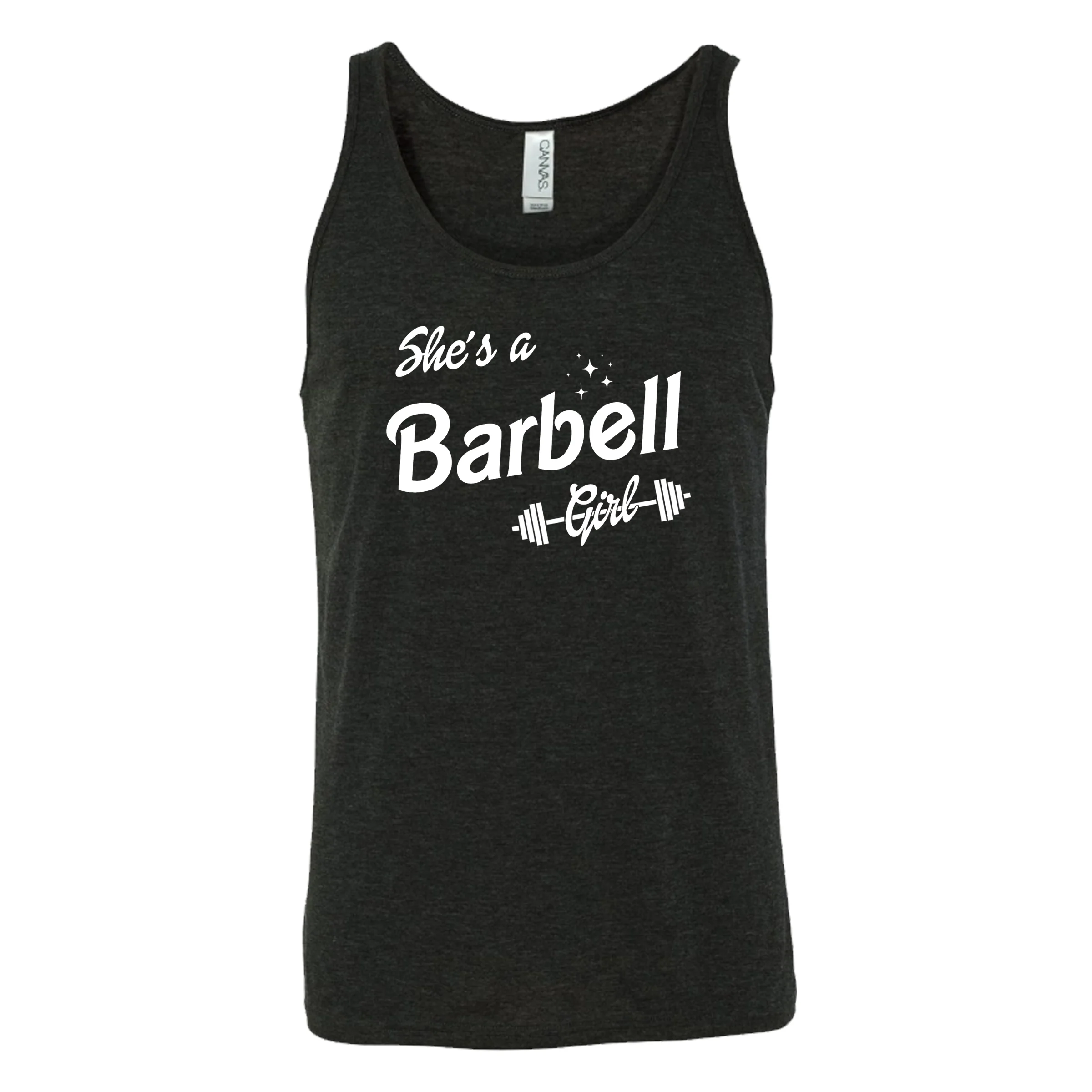 She's A Barbell Girl Shirt Unisex - Image 3