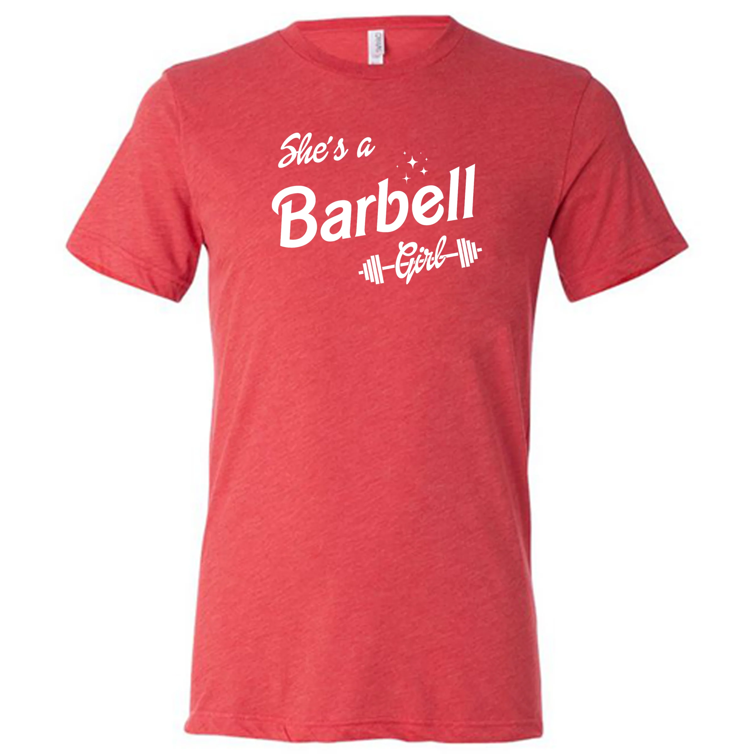 She's A Barbell Girl Shirt Unisex - Image 4