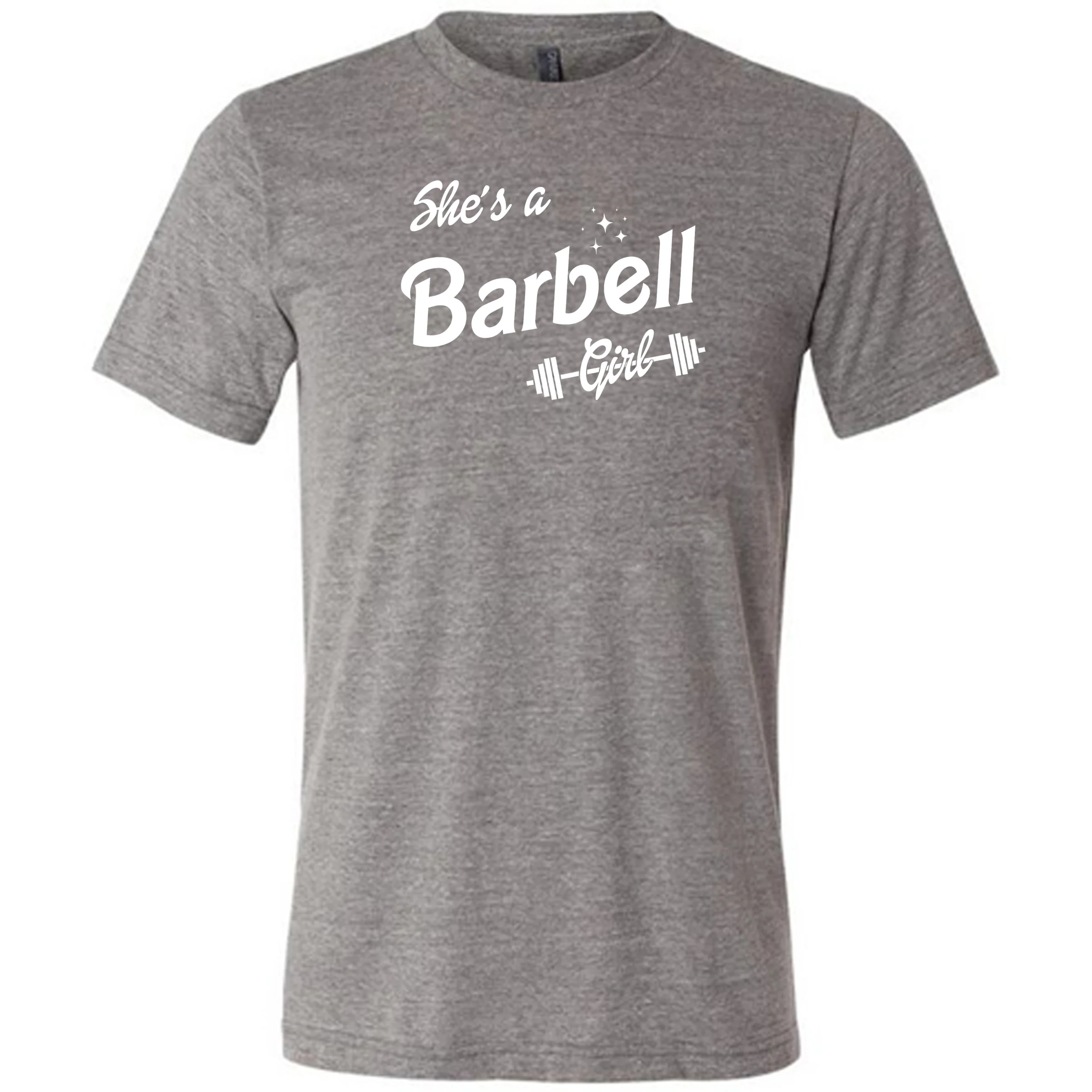 She's A Barbell Girl Shirt Unisex - Image 8