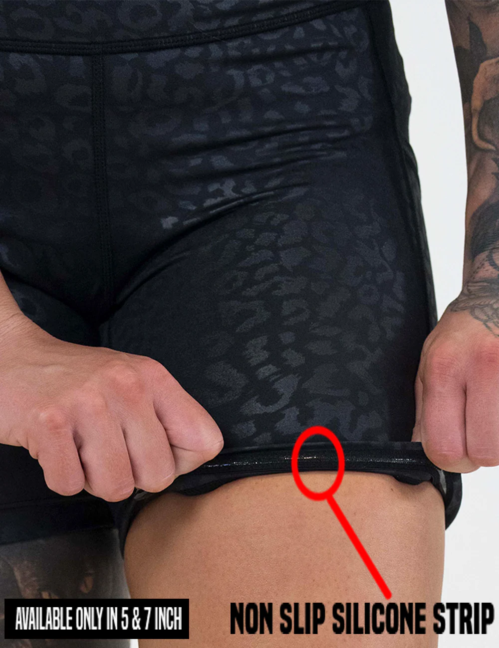 Shorts | Black Leopard - Image 7
