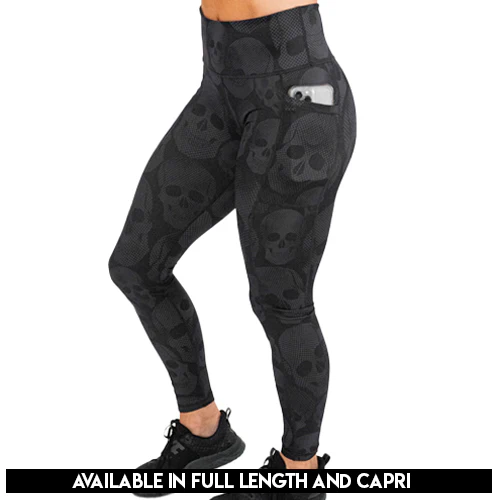 Silhouette Skulls Leggings - Image 2