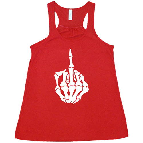 Skeleton Middle Finger Shirt - Image 4