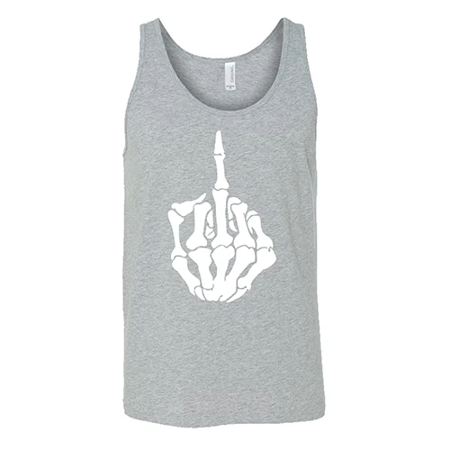Skeleton Middle Finger Shirt Unisex - Image 7