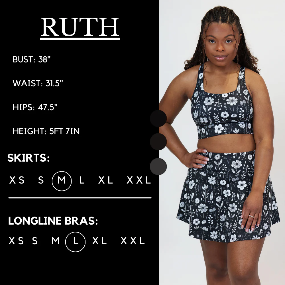 Skirt | Monochrome Meadow - Image 6
