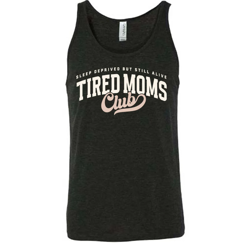 Sleep Deprived But Still Alive Tired Moms Club Shirt Unisex - Image 2