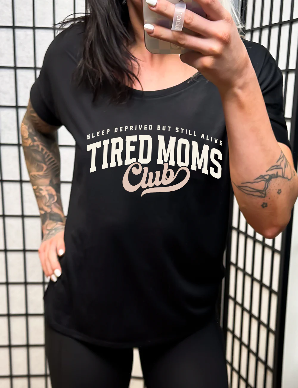 Sleep Deprived But Still Alive Tired Moms Club | Slouchy Tee