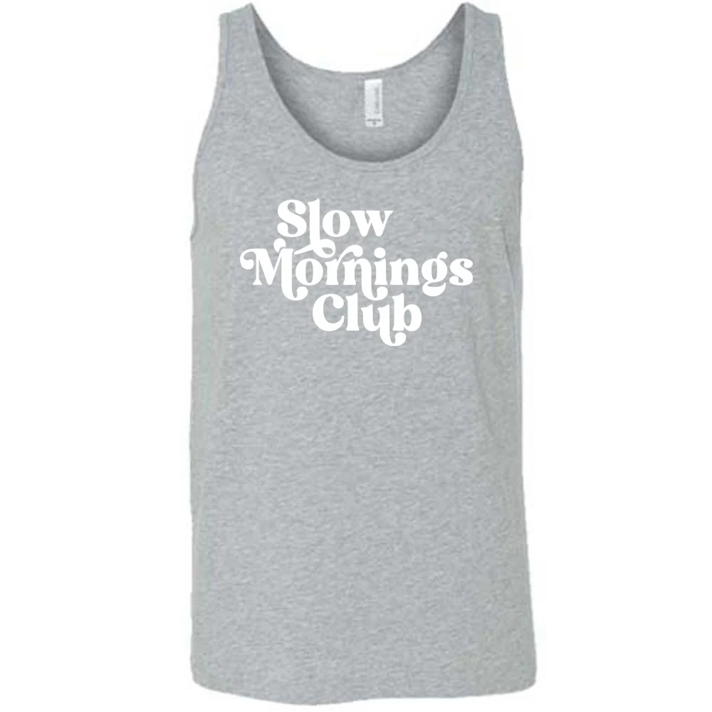 Slow Mornings Club Shirt Unisex - Image 4