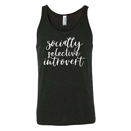 Socially Selective Introvert Shirt Unisex - Image 4
