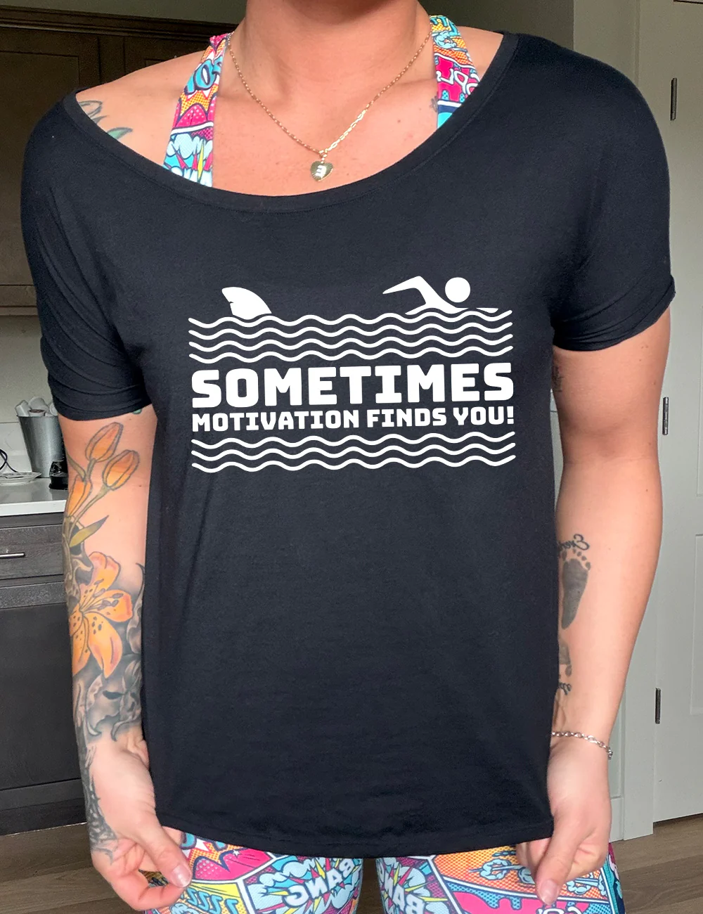 Sometimes Motivation Finds You | Slouchy Tee
