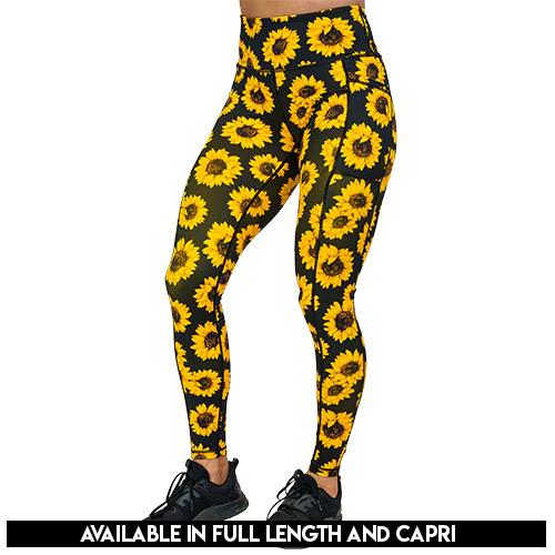 Sunflower Leggings - Image 3