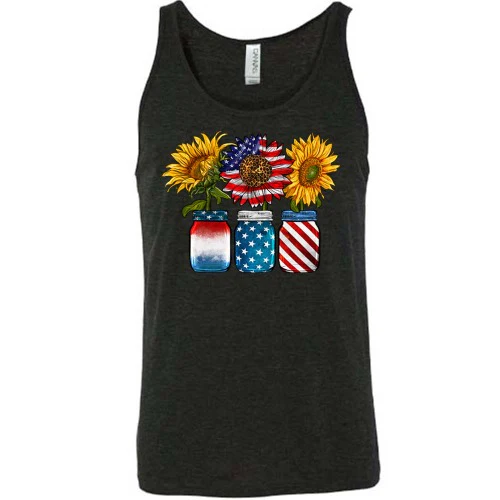Sunflower Mason Jars Shirt Unisex - Image 3