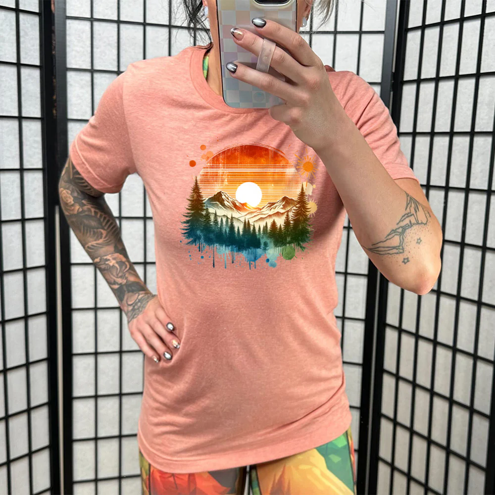 Sunset Landscape Shirt Unisex - Image 10