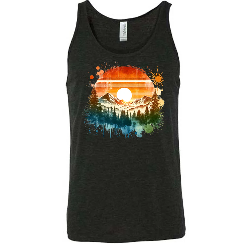 Sunset Landscape Shirt Unisex - Image 2