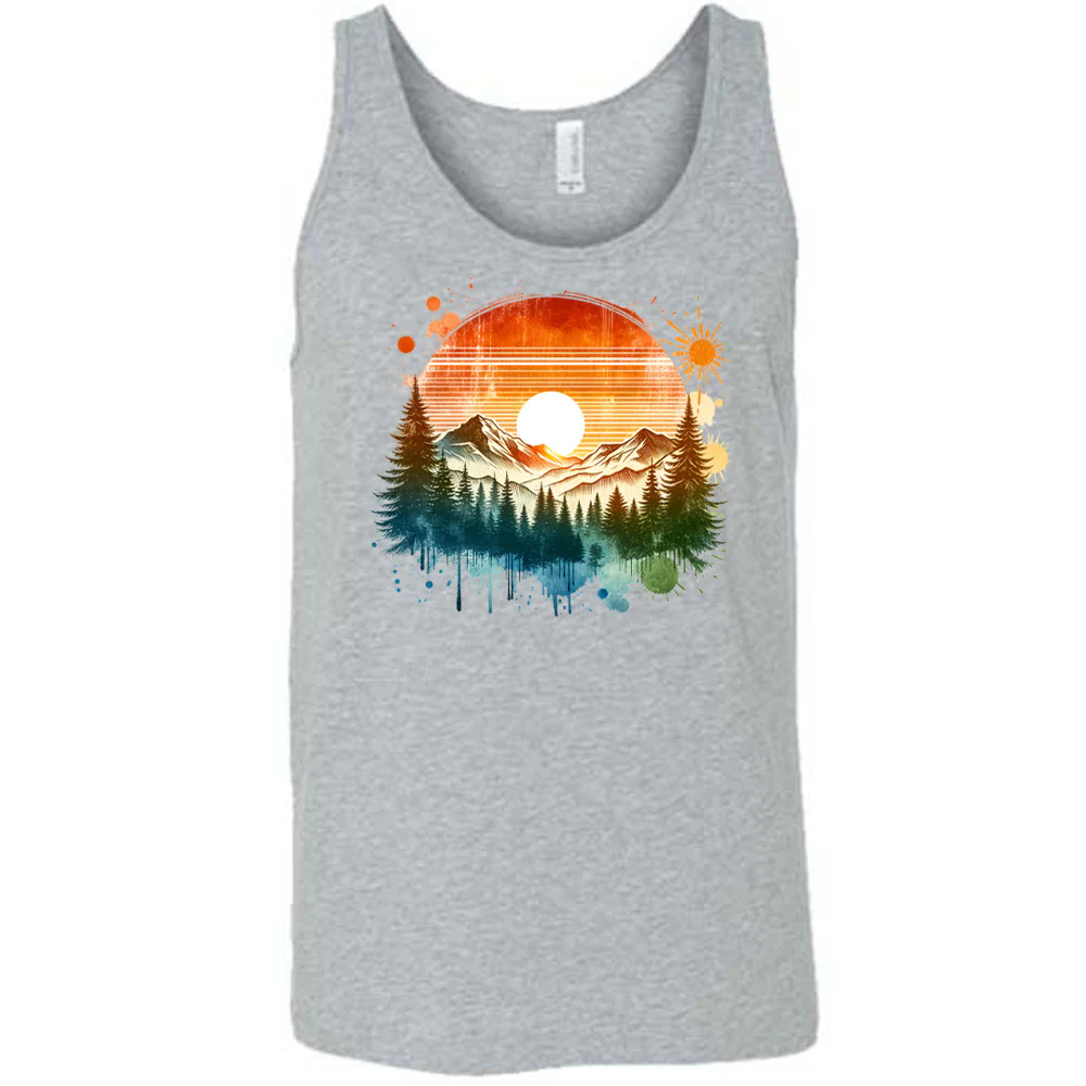 Sunset Landscape Shirt Unisex - Image 4