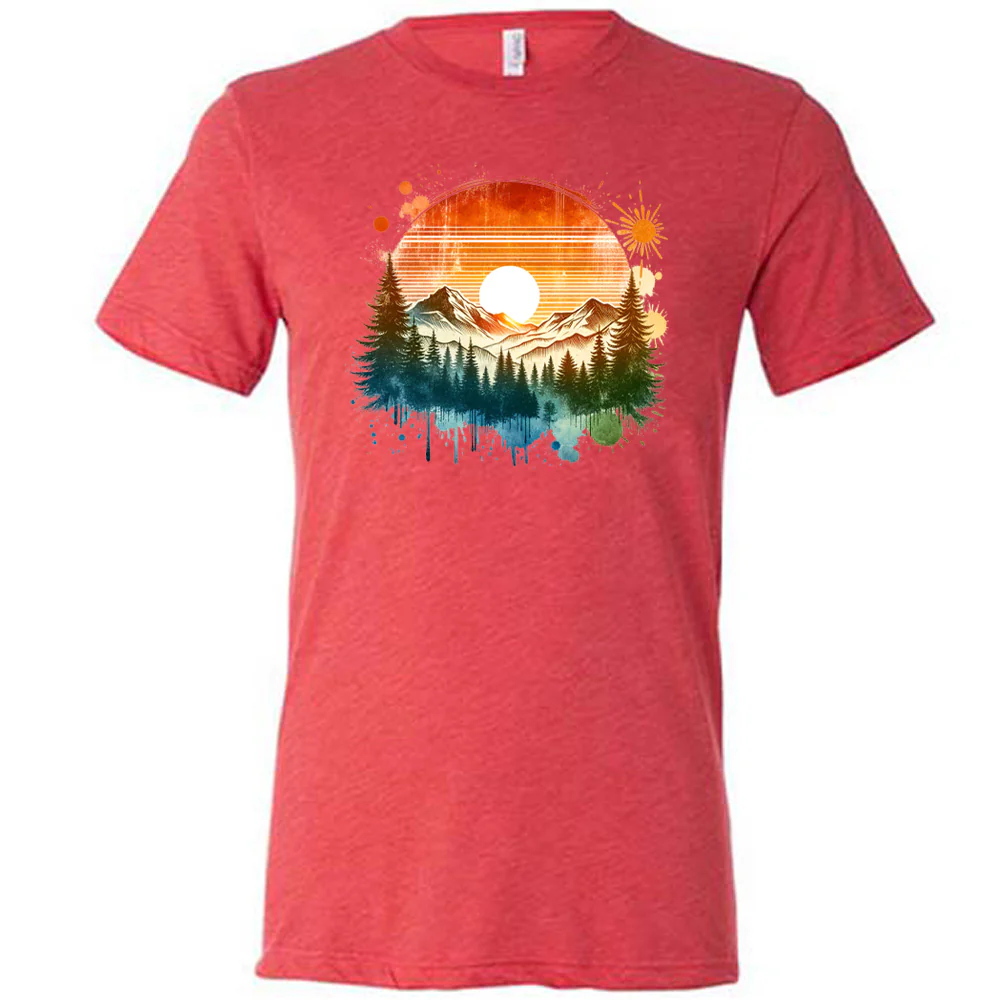 Sunset Landscape Shirt Unisex - Image 5