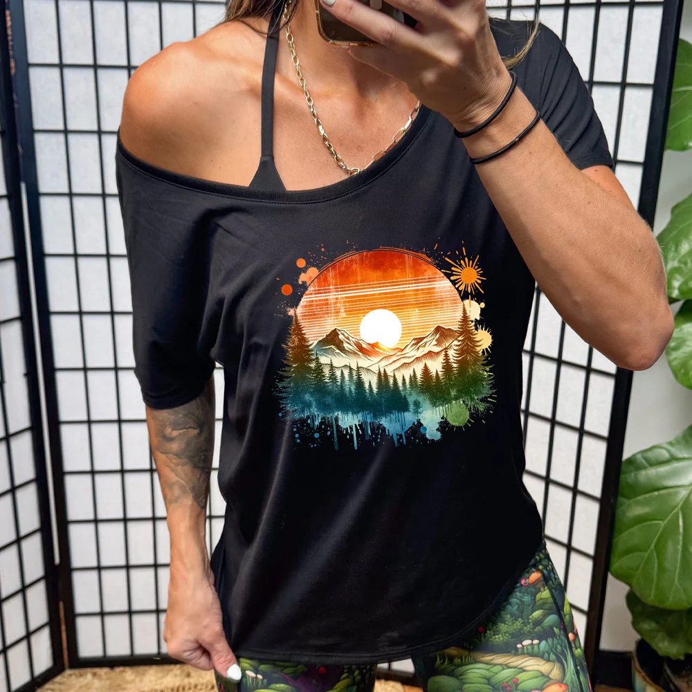 Sunset Landscape | Slouchy Tee
