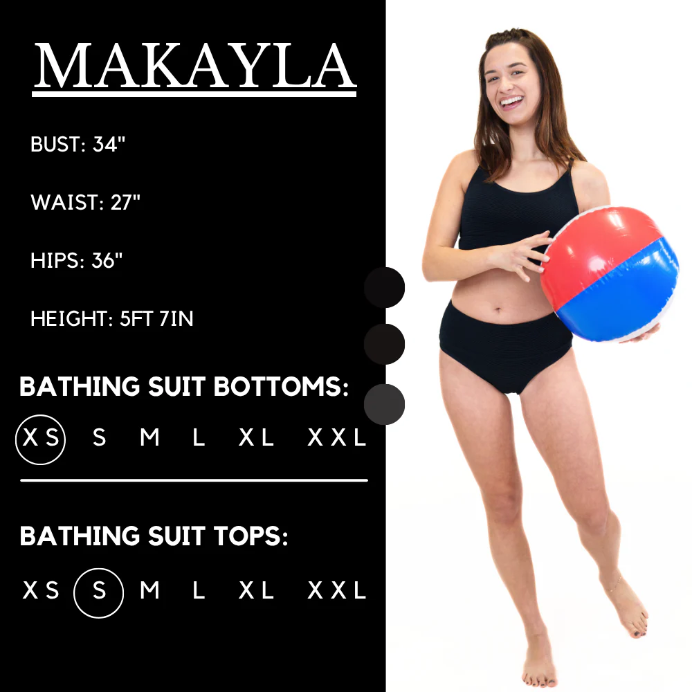 Swimsuit Top | Black Coastline - Image 3