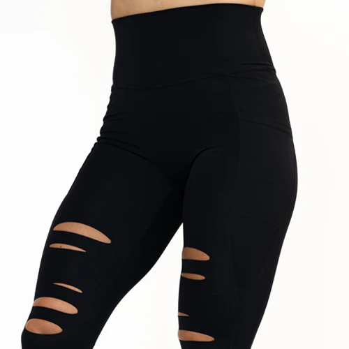 Tear It Up 2.0 Leggings | Black - Image 11