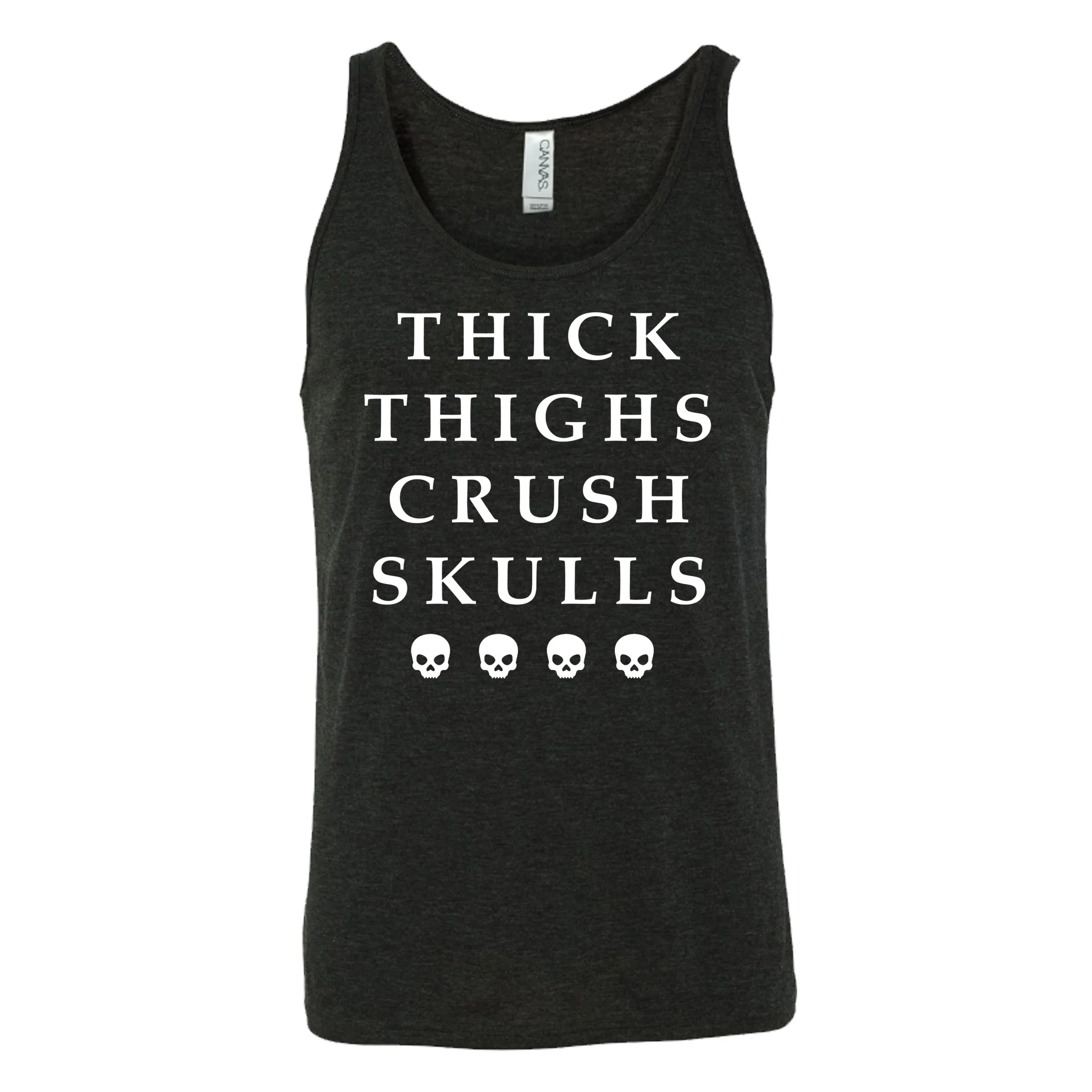 Thick Thighs Crush Skulls Shirt Unisex - Image 5