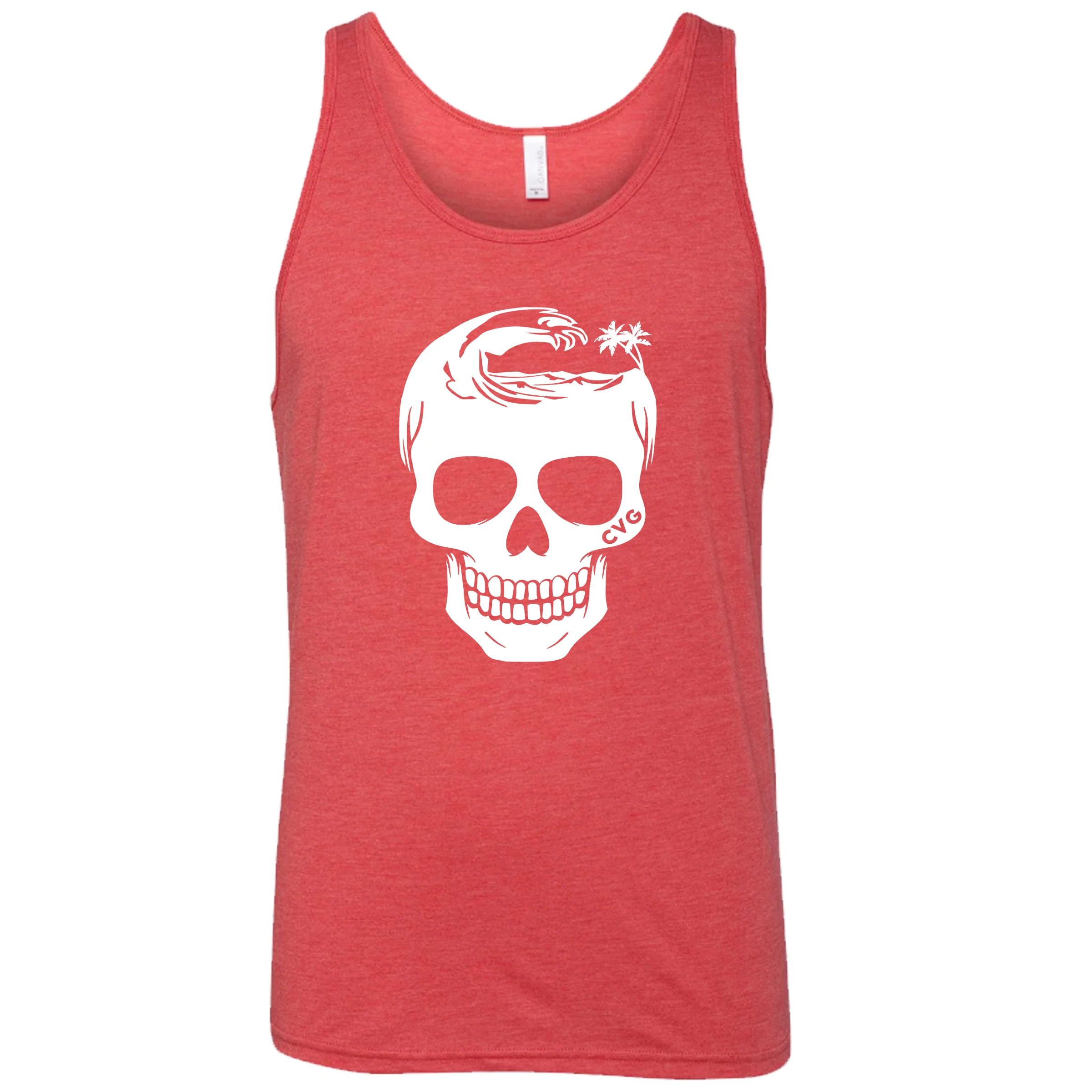 Tropical Skull Shirt Unisex - Image 4