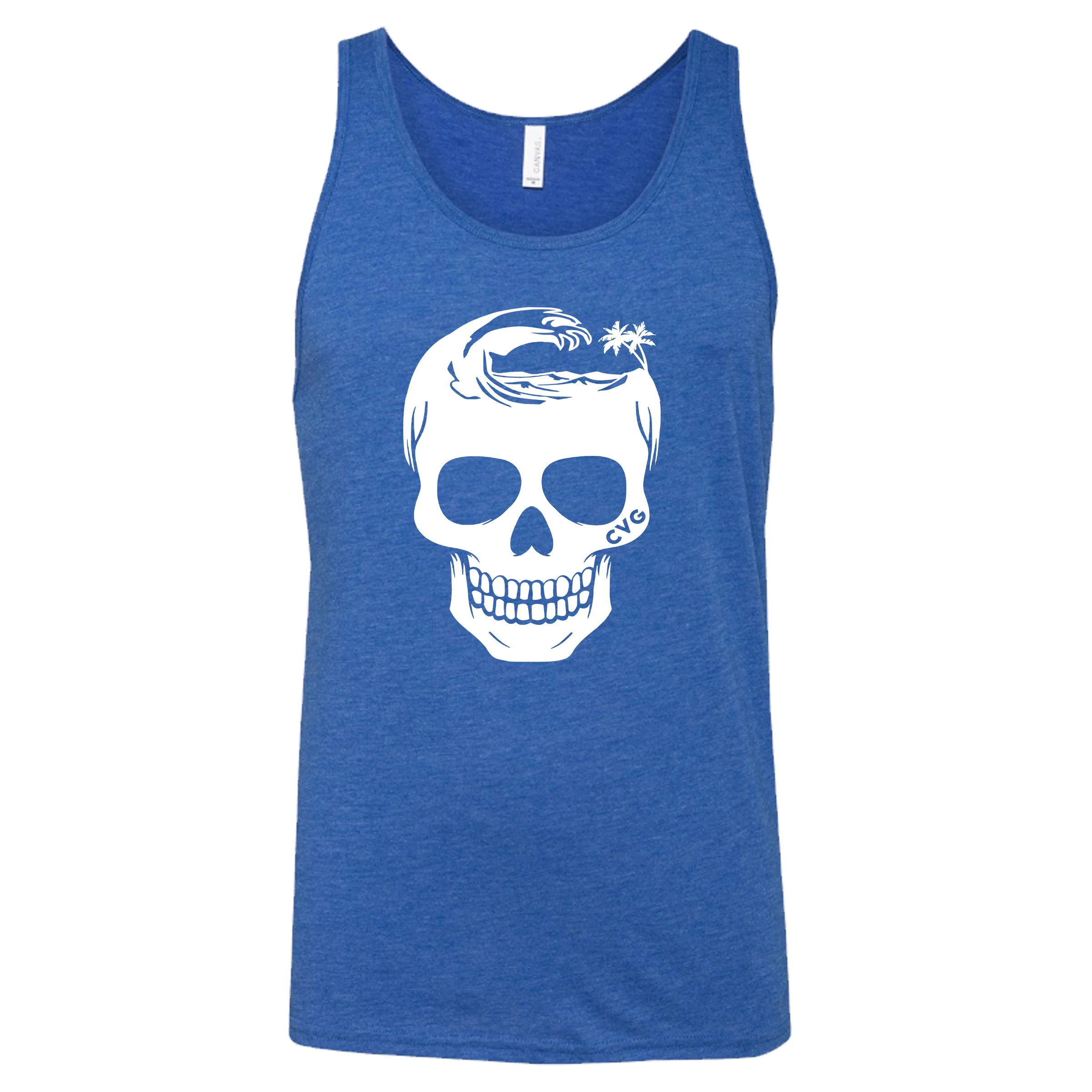 Tropical Skull Shirt Unisex - Image 7