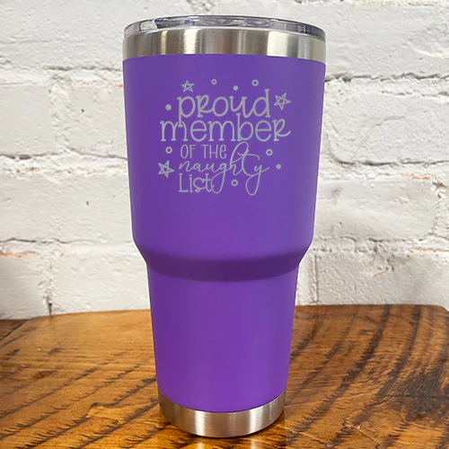 Tumbler | Proud Member Of The Naughty List - Image 10
