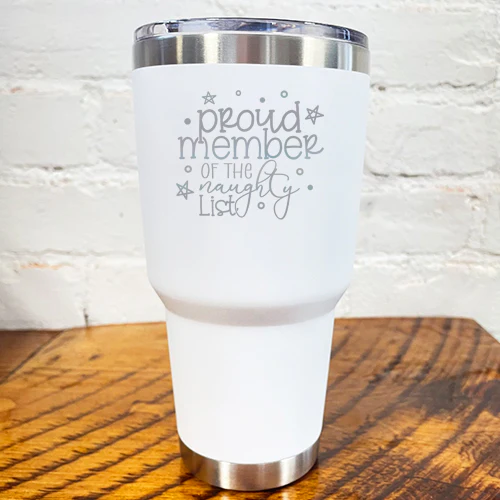 Tumbler | Proud Member Of The Naughty List - Image 2