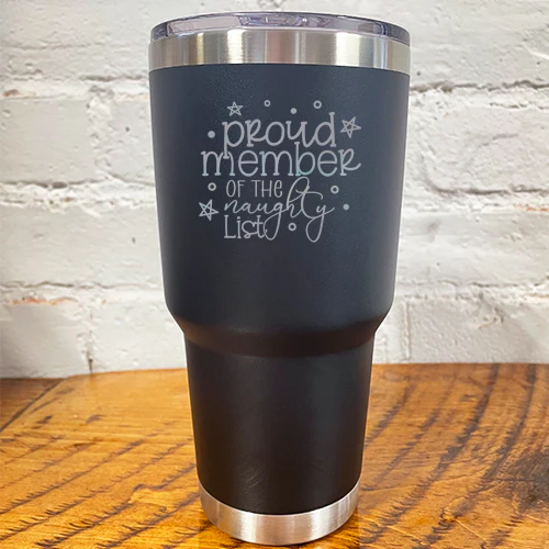 Tumbler | Proud Member Of The Naughty List - Image 6