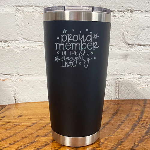 Tumbler | Proud Member Of The Naughty List - Image 7