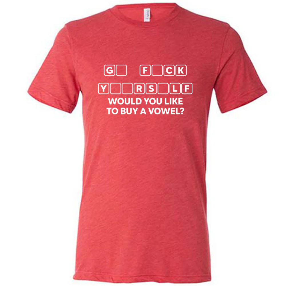 Would You Like to Buy a Vowel? Shirt Unisex - Image 7